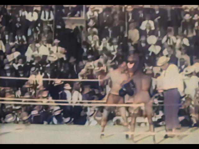 Joe Gans vs Battling Nelson - "The Joe Gans-Battling Nelson Fight" - 3.09.1906 in HD Color