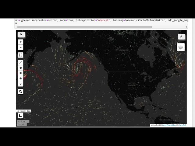 Animating global wind speed using ipyleaflet and geemap