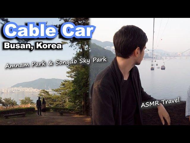 Cable Car at Songdo Sky Park & Amnam Park @ Busan, Korea️ Explore Korea Trip Travel Vlog, Day 5