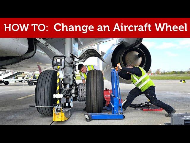 How to Change a Wheel on a Boeing 737