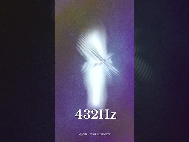 432hz vs 440hz #cymatics Faraday ripples -  Personally, I don’t see any difference