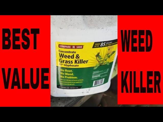 Roundup vs. Compare and save weed killer