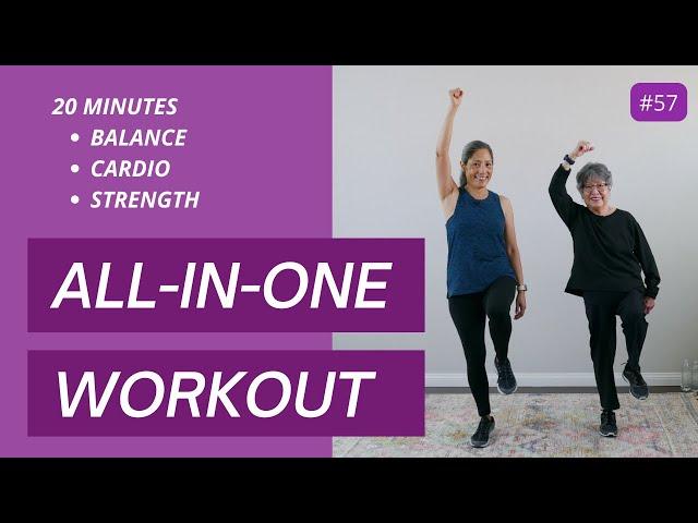 Get Moving! 20 minute All in One Workout | Seniors, Beginners