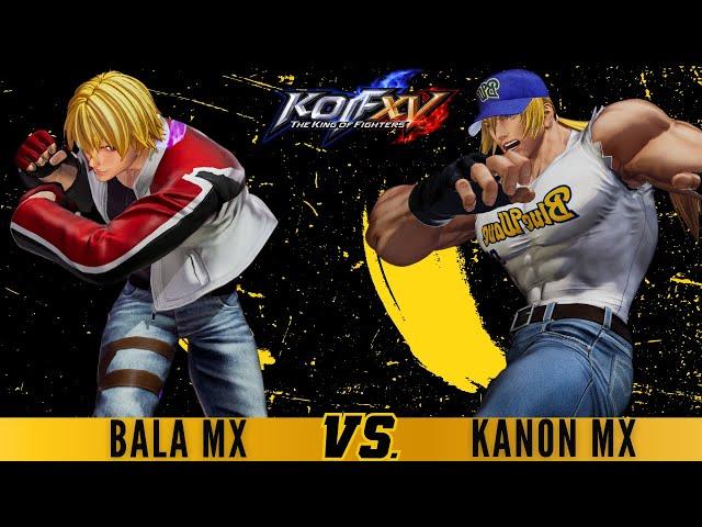 KOFXV Bala MX (Rock/Angel/Iori) Vs Kanon MX/Genyuro - King of Fighters XV #kofxvreplays #kofxv