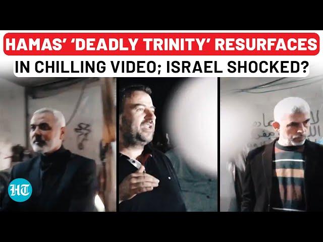 Hamas Unseen Video Shows Slain Leaders Haniyeh, Sinwar, Al-Arouri Together: ‘We Will Come At You…’