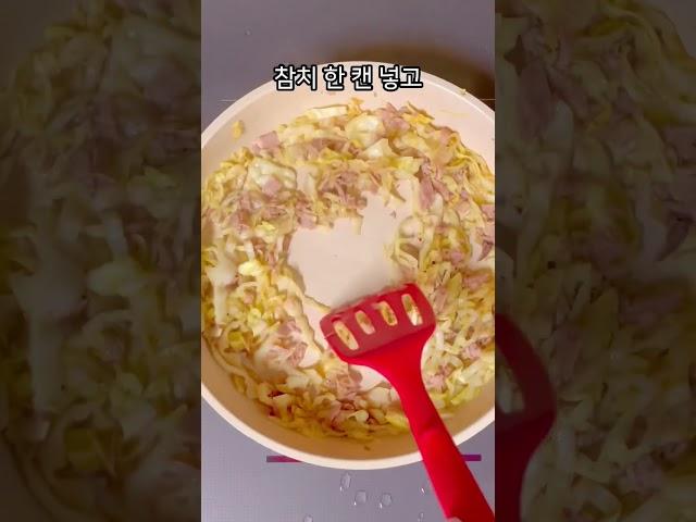 친구의 -5kg 감량 비법, 정말 맛있는 양배추참치덮밥