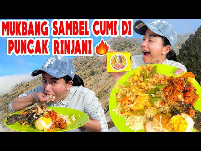 PECAHKAN REKOR FARIDA NURHAN MUKBANG SAMBEL CUMI DI PUNCAK GUNUNG RINJANI