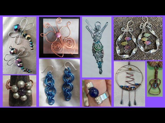 Viewers Creations Slideshow #32 // Wire Jewelry Design Ideas