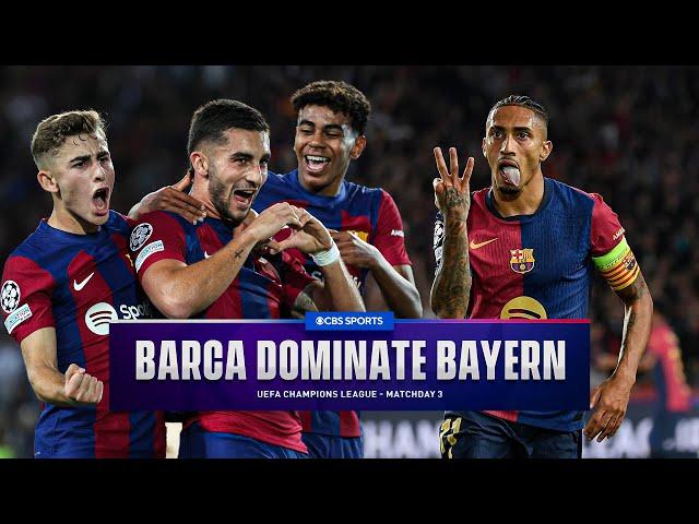 Analyzing Barcelona's 4-1 domination of Bayern Munich | Morning Footy | CBS Sports Golazo