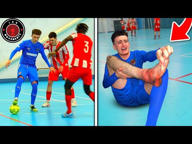I Played in a PRO FUTSAL MATCH & It Was PAINFUL... (Football Skills & Goals)