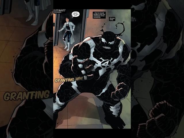 what if Ben Grimm became Venom? Fantastic Four superhero comic books #marvel #spiderman   #shorts