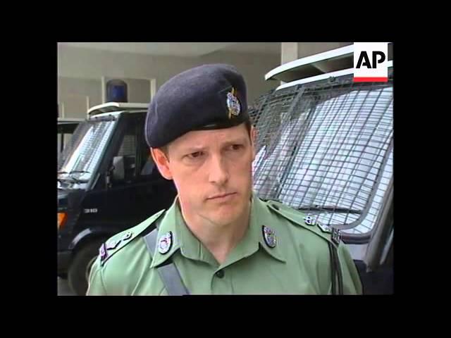 HONG KONG: POLICE TACTICAL UNIT PREPARING FOR HANDOVER