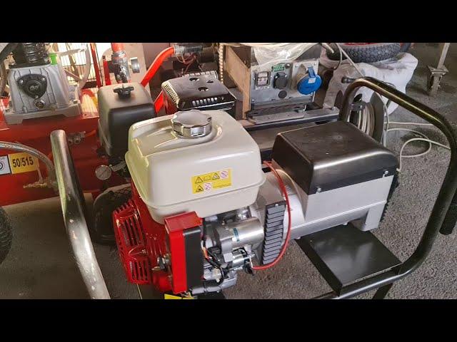 Sincro generator 8kva 220v avr Honda gx390 με μίζα