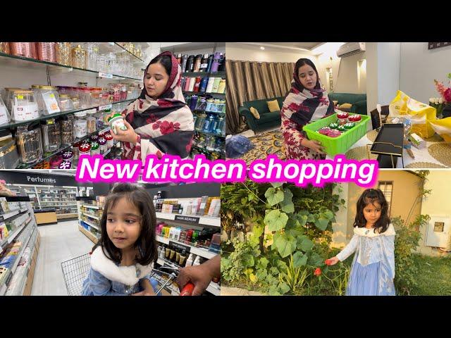 Kitchen shopping | new ghar ky bartan | Sitara yaseen vlog