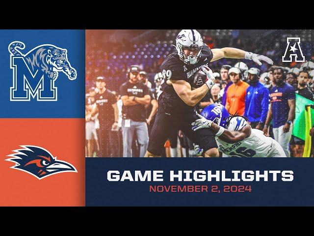 Game Highlights: Memphis vs UTSA (November 2, 2024)