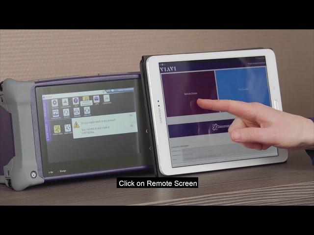 Viavi Smart Access Anywhere demonstration for the Viavi OTDR