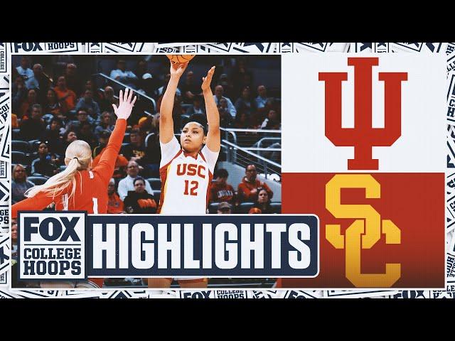 Indiana Hoosiers vs. USC Trojans Big Ten Tournament Highlights | FOX College Hoops