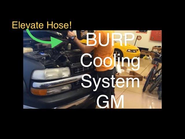 Burp GM 5.3L 6.0L 6.2L Engines Silverado, Suburban, Yukon, Escalade, GMC Chevy Chevrolet Cooling