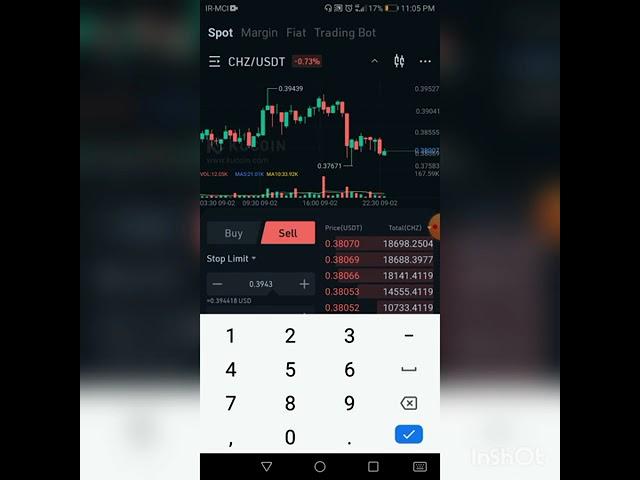 تعیین حد ضرر و حد سود در بخش اسپات صرافی کوکوین   take profit - stop Loos - kucoin