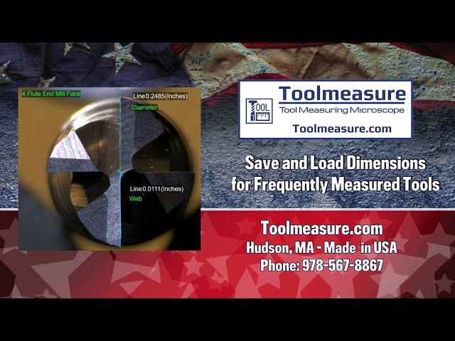 How to Save and Load Dimensions for Frequently Measured Tools