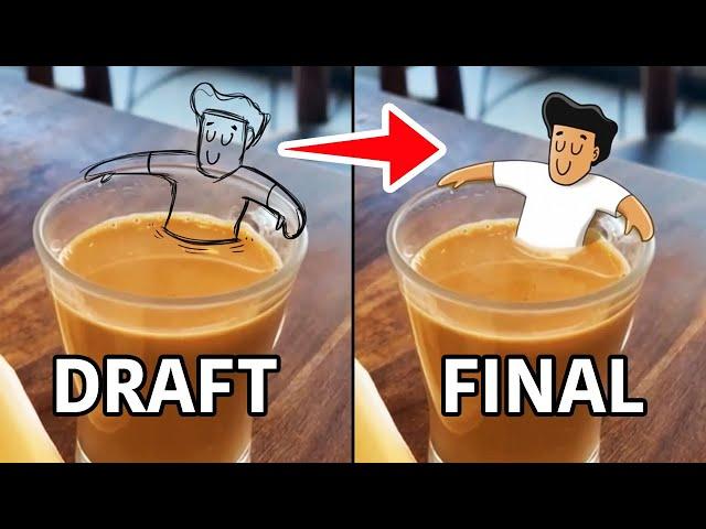 How I made this Chai animation | 2D animation | Tutorial