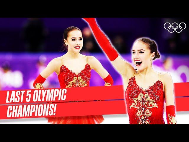 Last 5 women's singles figure skating champions! 