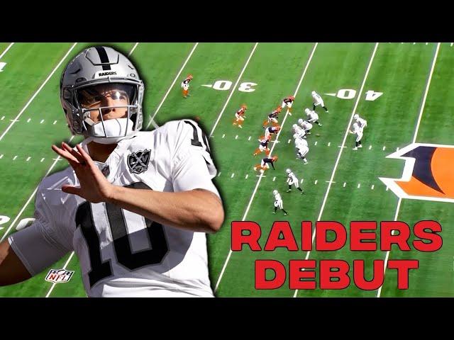 What Raiders QB Desmond Ridder Showed On Tape 