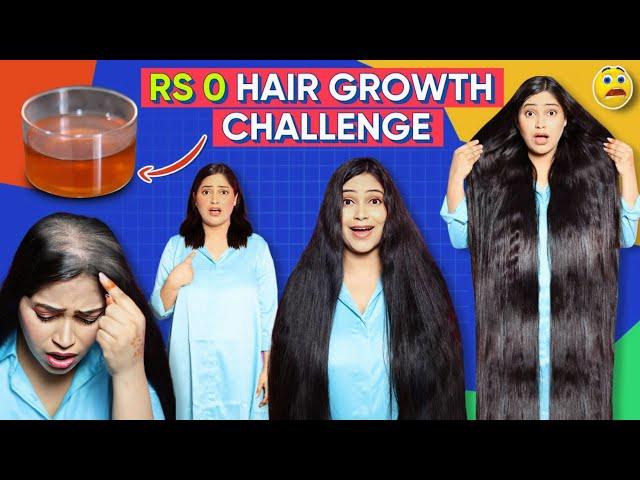 I Applied 1 Drop Of This  & Got Massive Hairgrowth  Extreme Hairgrowth Challenge In Rs0 No Kharcha