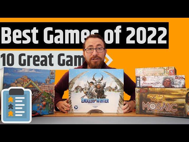 The Best 10 Board Games of 2022