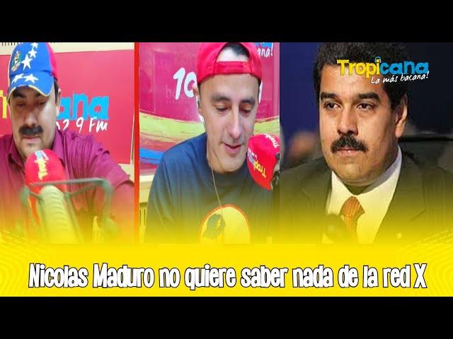 Nicolas Maduro quiere prohibir la red X de Elon Musk