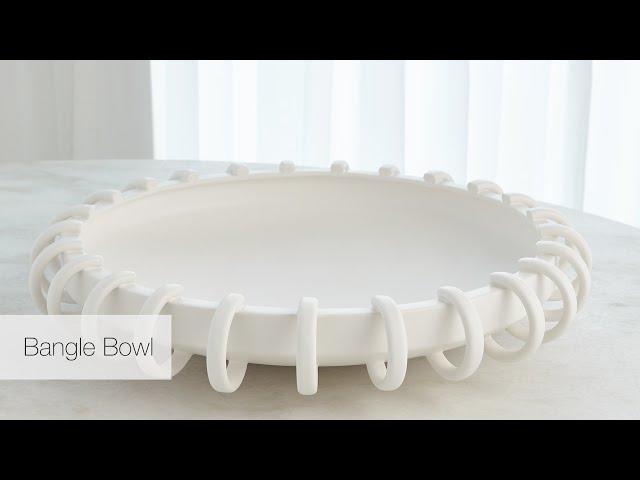 Bangle Bowl-Ivory - Ashley Childers for Global Views