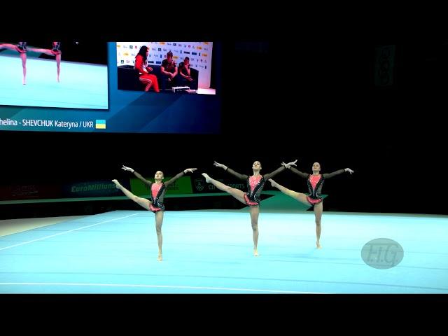 Ukraine (UKR) - 2018 Acrobatic Worlds, Antwerpen (BEL) - Balance  Women's Group