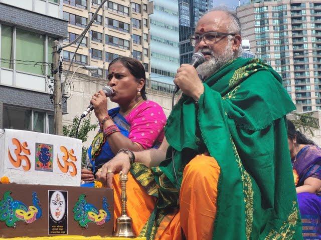 Historical Veda Chanting in downtown Toronto Canada-18Sep2022-GRD Iyers GuruCool