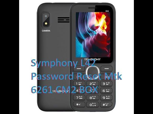 Symphony D41 Password Reset Mtk 6261 CM2 BOX
