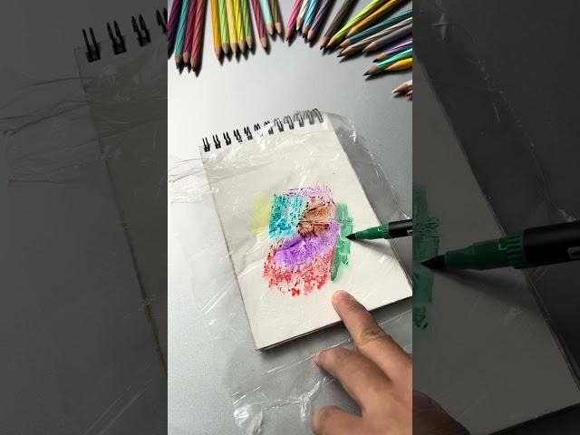 how to paint bird ️ on a colorful watercolor background || easy tutorial for beginners 