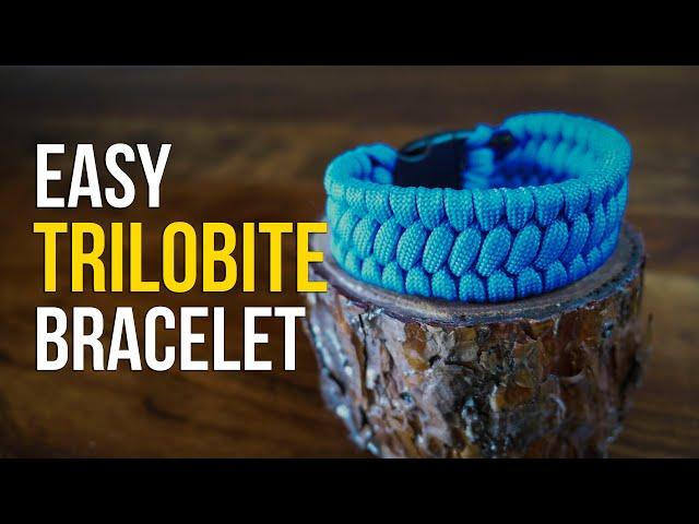 EASY TRILOBITE Paracord Bracelet | TRILOBITE PARACORD BRACELET with buckle