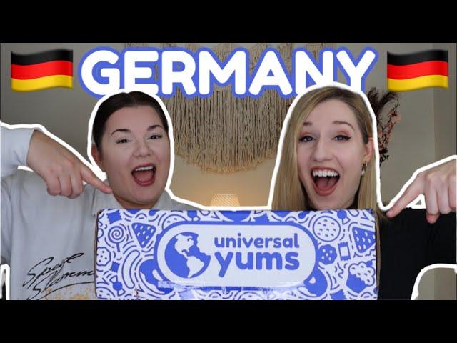 TASTING GERMAN SNACKS  | Universal Yums | Super Yum Box | October 2023 | Germany