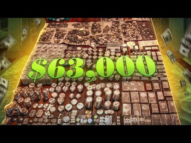 Full Stack: 216lbs of Gold and Silver!! (3,150 OZ's) #Fullstack #Silver #Gold #Wow #Stacking #Invest