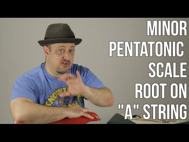 Minor Pentatonic Scale Root on "A" String PART 3 - Lead Guitar Practice Routine