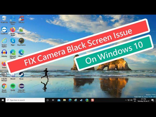 FIX Camera Black Screen Issue on Windows 10