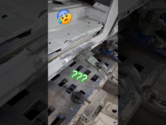 Rocker panel pulling #autobody #autotechnician #carrepairservice #carrepairs