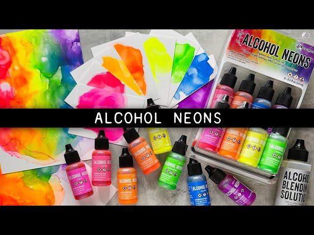 LIVE: Tim Holtz Alcohol Neons