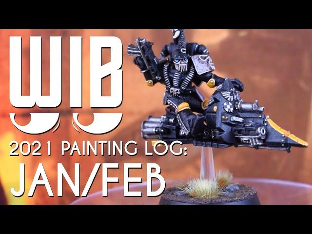 2021 Mini Painting Log: January/Feburary