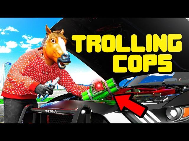 Destroying Every Cop Car In GTA 5 RP