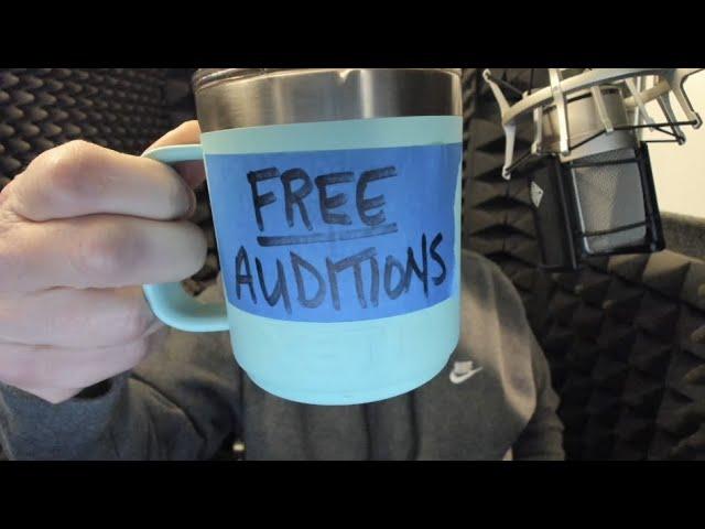 Free Voice Over Auditions?