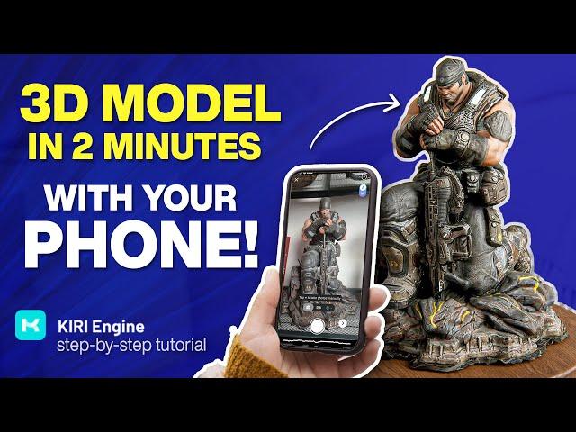 How To Make Instant 3D Models with Just Your Phone - KiRI Engine