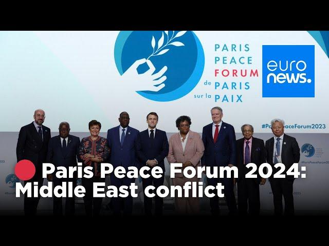  Middle East peace talks at Paris Peace Forum 2024: A key global governance discussion