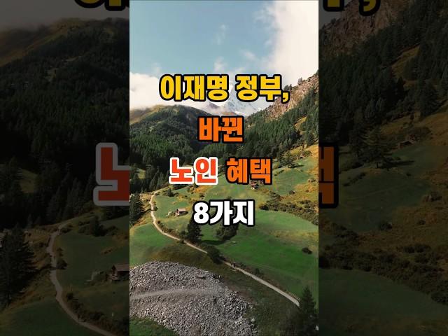 110만뷰 이재명 정부, 바뀐 노인 혜택 8가지 #명언 #좋은글 #인생조언