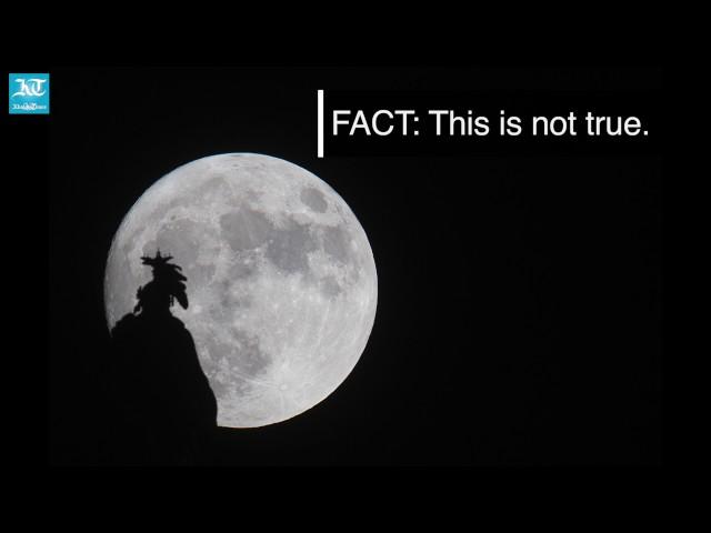 5 myths about the moon