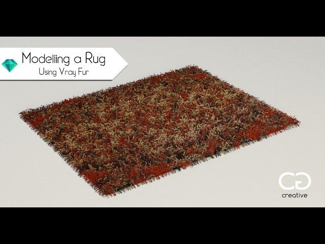 Creating a Rug Using Vray Fur - 3ds Max Tutorial